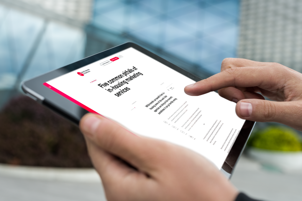 Five common pitfalls of in-housing marketing services