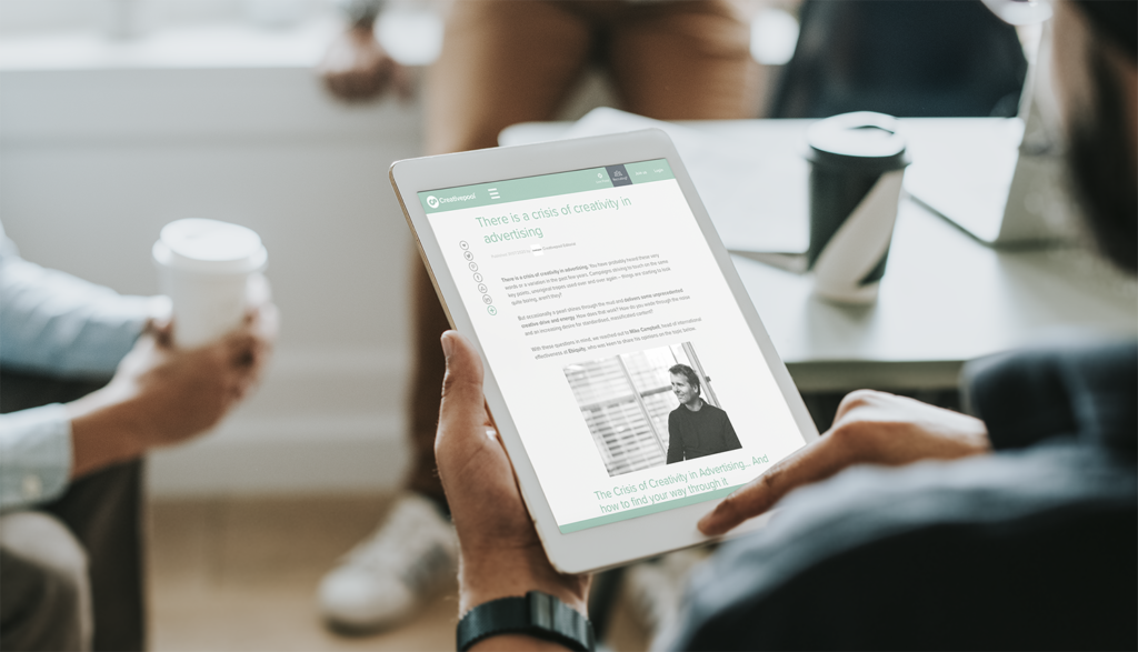 There is a crisis of creativity in advertising