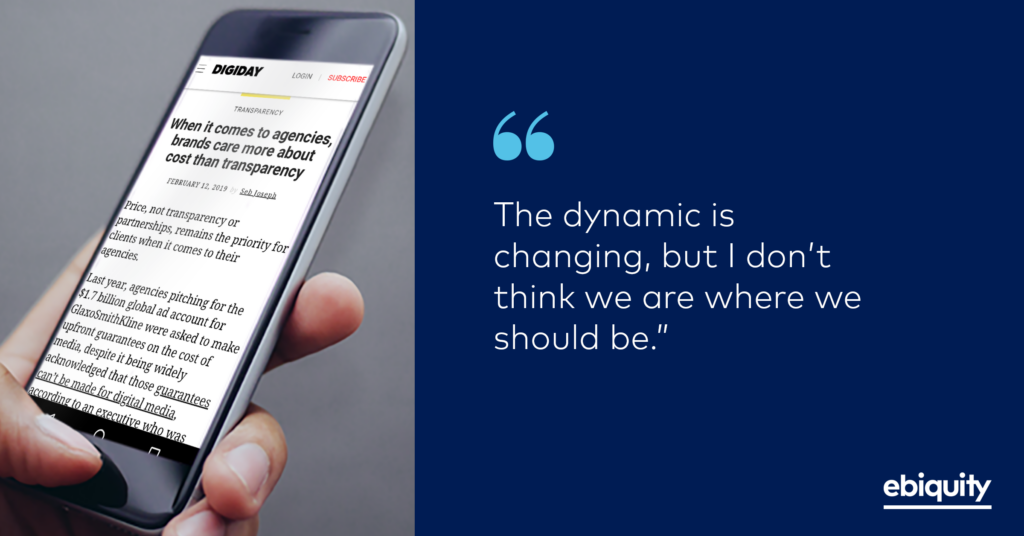 Ebiquity in the press: When it comes to agencies