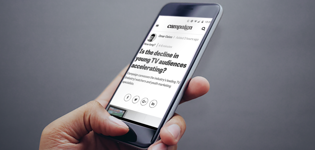 In the Press: Is the decline in young TV audiences accelerating?