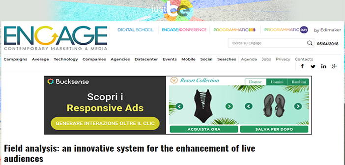 In the Press: La field analysis: un sistema innovativo di valorizzazione delle live audience