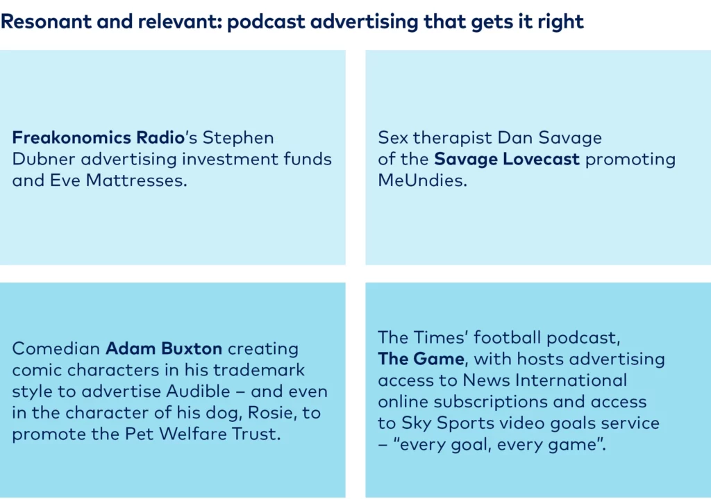 The pros and cons of podcast advertising - Ebiquity