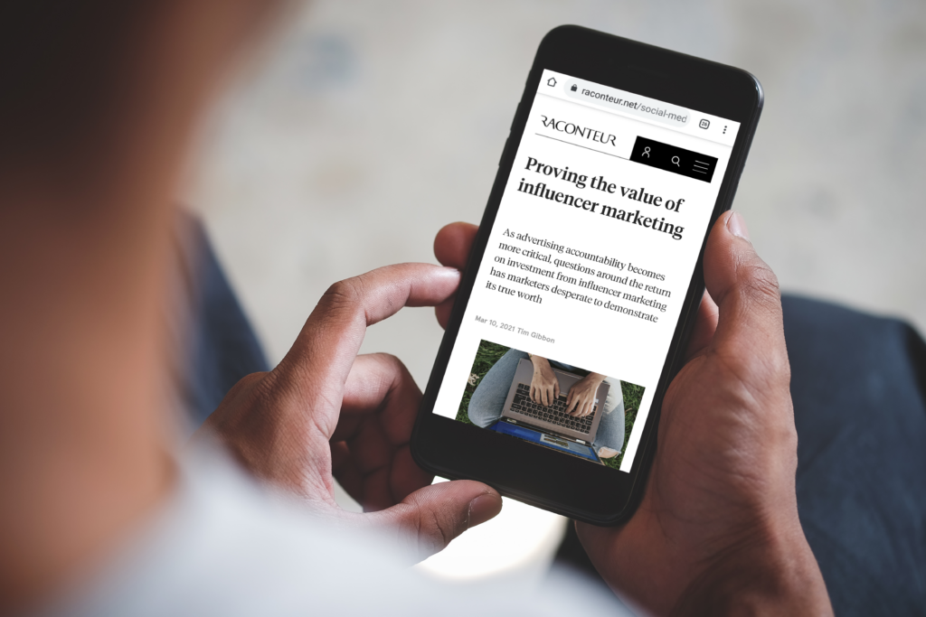 Proving the value of influencer marketing